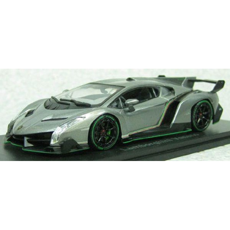 Kyosho Original KS05571GRG Lamborghini Veneno Gray/Green Line 1/43 scale