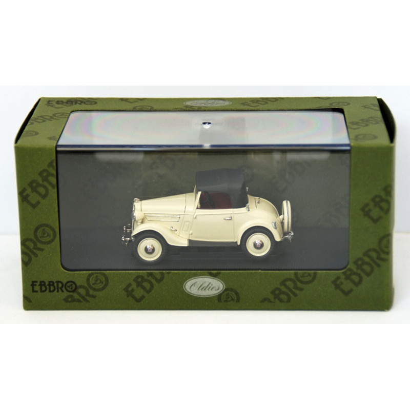 Ebbro 44537 Datsun 17 Roadstar 1938 (Ivory) 1/43 Scale