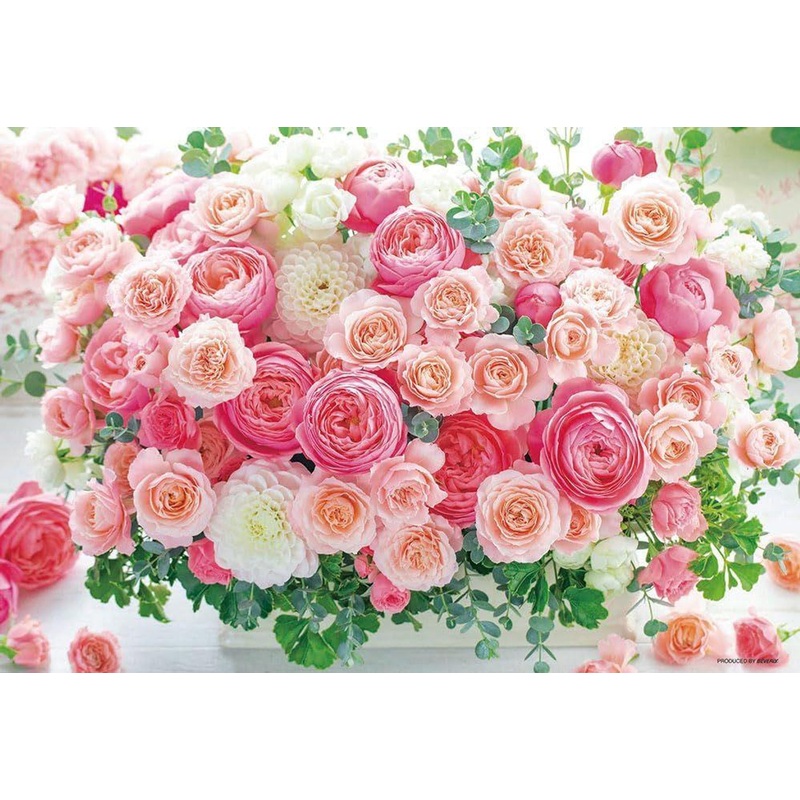 Jigsaw Puzzle Budding Rosy Pink (1000 Pieces)