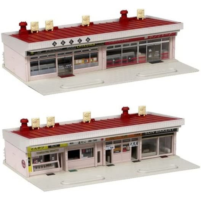Kato 23-408A DioTown Town Shop 1 (Red) (N scale)