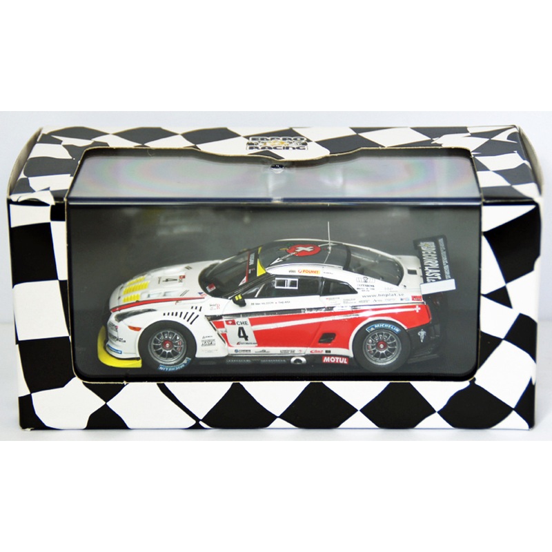 Ebbro 44356 Nissan GT-R GT1 2010 Swiss Racing Team No.4 1/43 Scale