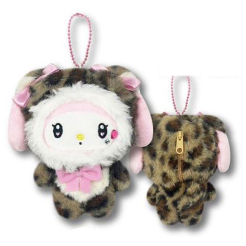Hatakeyama Shoji Mascot Pouch Leopard Print MM