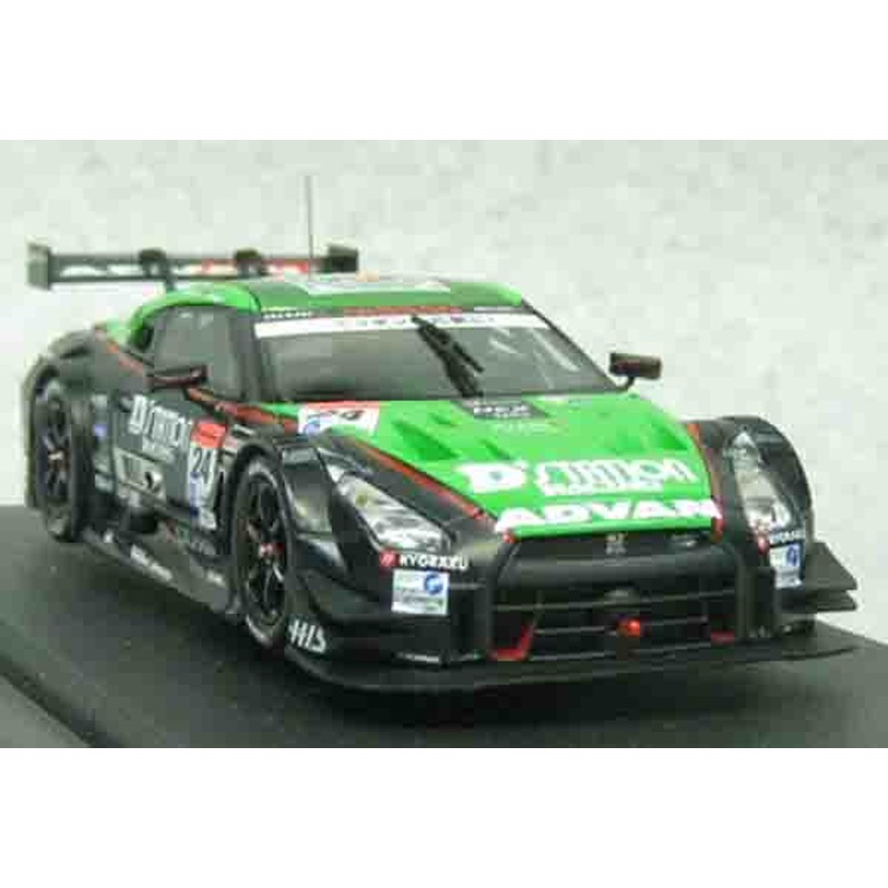 Ebbro 45063 D Station ADVAN GT-R SUPER GT500 2014, No.24 Green Black 1/43 Scale