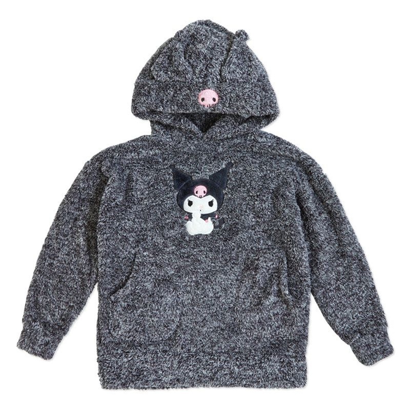 Sanrio Fluffy Hoodie Kuromi