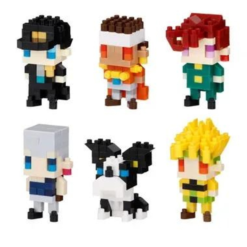 Kawada NBMC_89 nanoblock mininano JoJo’s Bizarre Adventure: Stardust Crusaders (Complete BOX 6pcs)