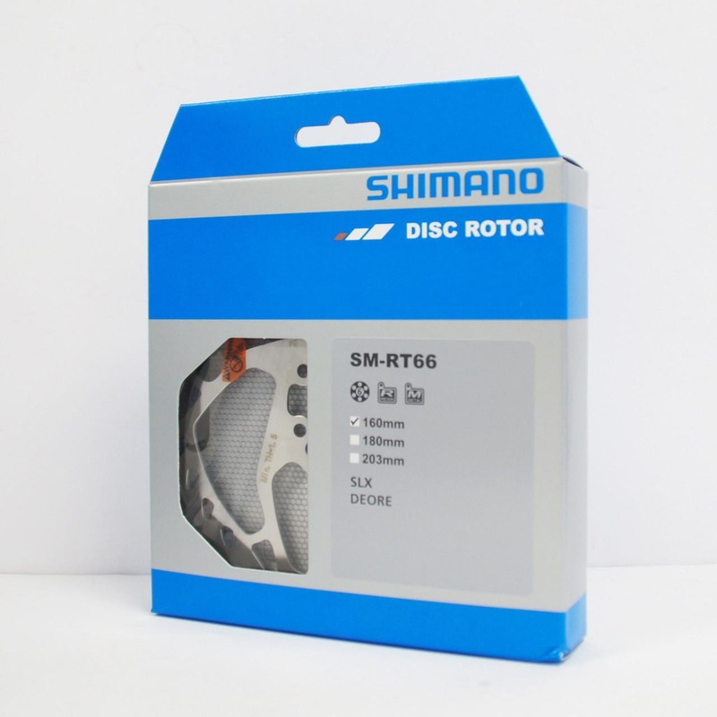 Shimano (Cycling) DEORE SM-RT66 Brake Rotor 160 mm (6-Bolt) ISMRT66S