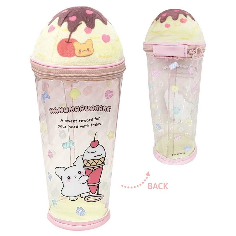 TCP Hanamaru Ghost Ice Cream Pouch Pink