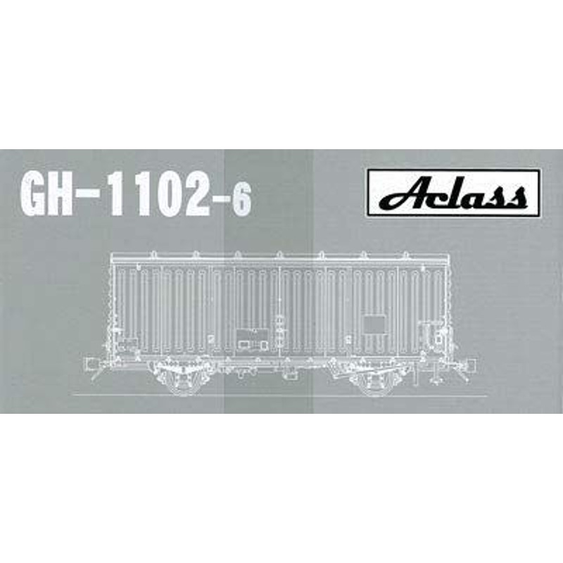 Aclass GH-1102-6 Freight Car WAMU 80000 Remodeling (HO scale)