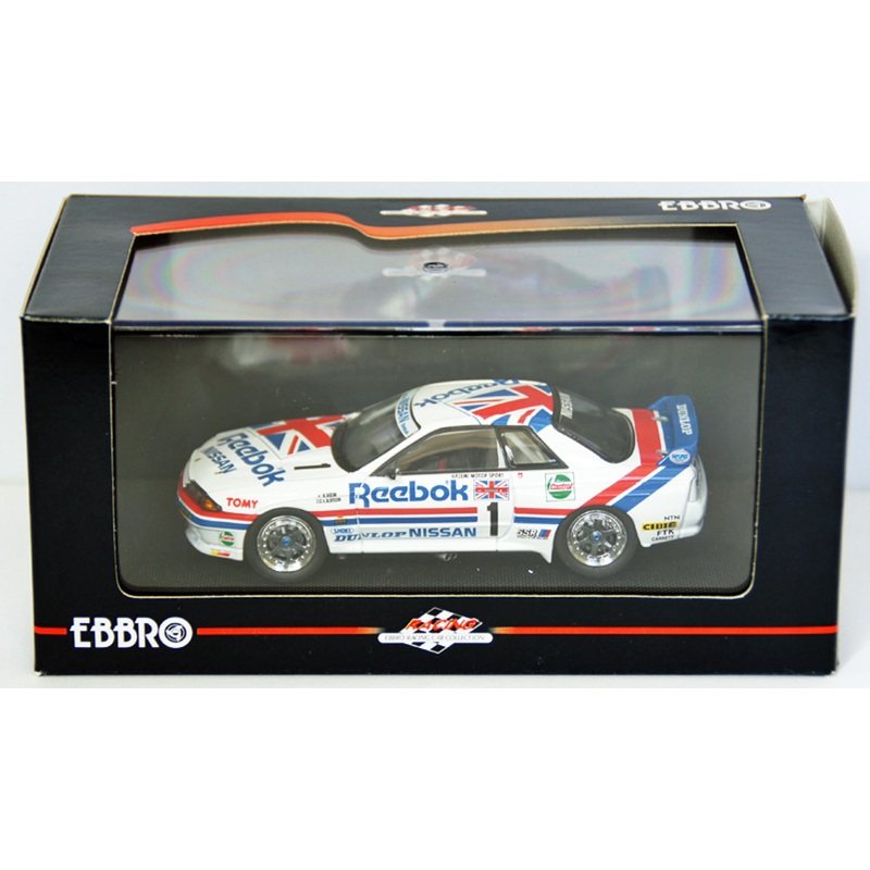 Ebbro 44160 Reebok Skyline Gr.A 1990 (Whhite) 1/43 Scale