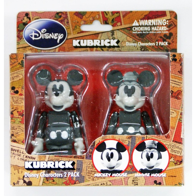Medicom KUBRICK-259 MICKEY & MINNIE MOUSE (BLACK & WHITE Version) 4530956172590