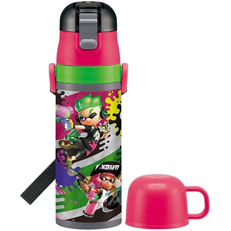 Skater Splatoon 2 2-Way Stainless Bottle