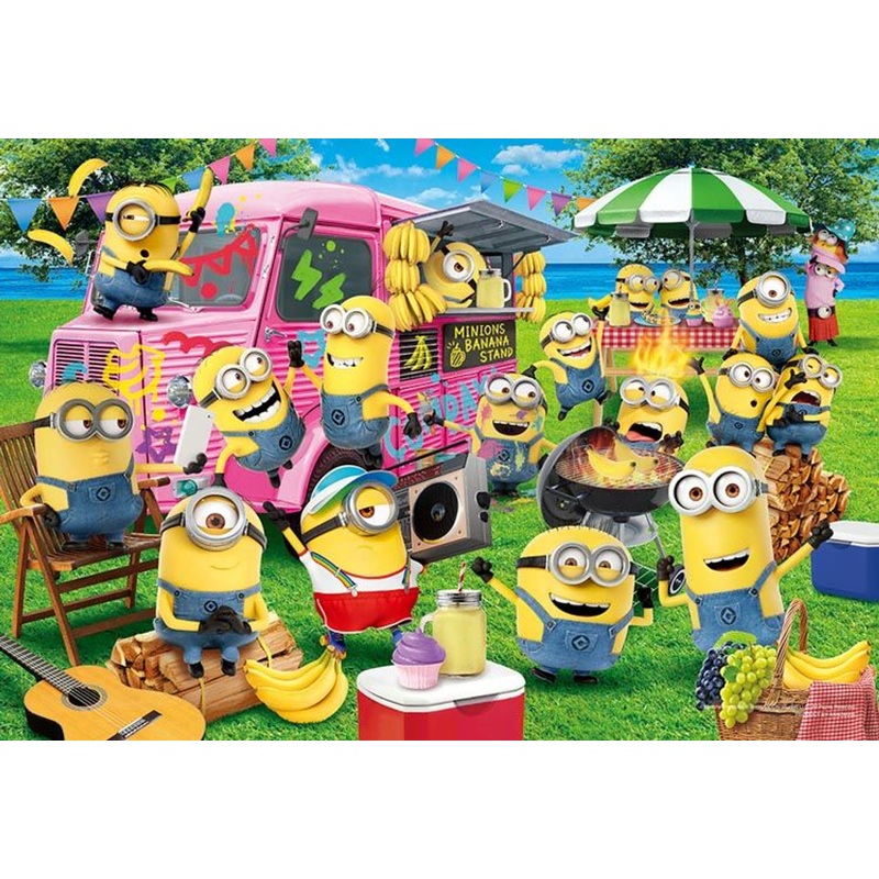 Yanoman 03-937 Jigsaw Puzzle Crazy Garden Party Minions (300 Pieces)
