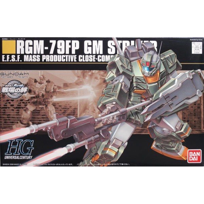 Bandai HGUC 072 Gundam RGM-79FP GM STRIKER 1/144 Scale Kit
