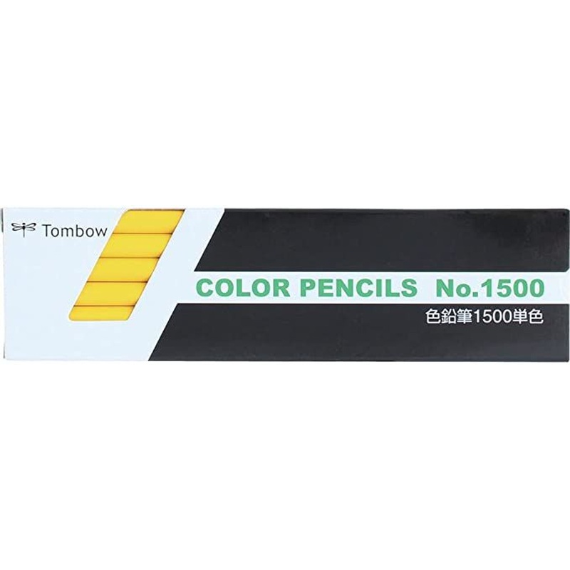 Tombow Colored Pencil 1500 Set Of 12 Yellow