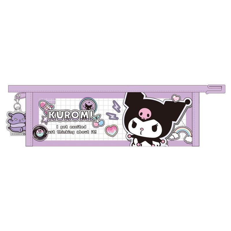 T’s Factory Sanrio Charm With Edge Color Pen Pouch Stickers / Kuromi
