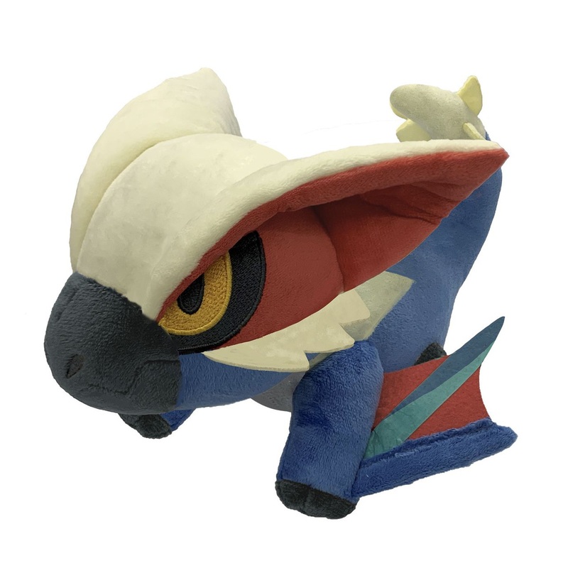 Capcom Monster Hunter Rise: Sunbreak Deformed Plush Doll Lucent Nargacuga