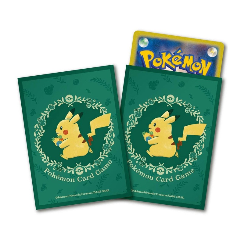 Pokemon Card Game TCG Deck Sleeves Pikachu And Berries
