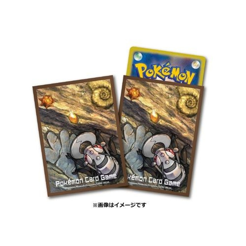 Pokemon Center Original TCG Card Sleeves Old Amber