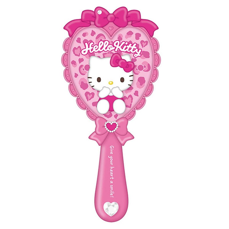 Kcompany Hello Kitty Hair Brush Leopard Print Pink