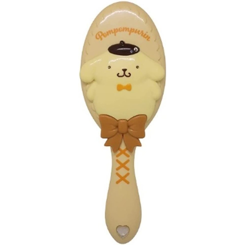 Morimotosangyo Sanrio Character Hairbrush Pom Pom Purin