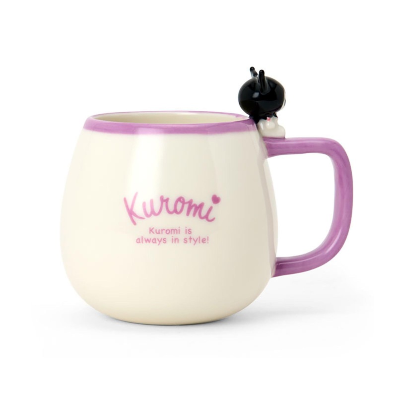 Sanrio Kuromi Mascot Attached Mug Cup