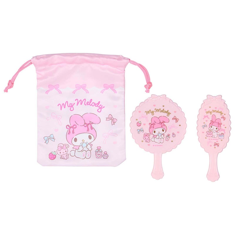 Sanrio My Melody Mirror And Brush Set 326461