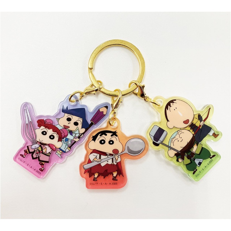 T’s Factory Shinchan 3 Charm Keychain Kasukabe Dancers