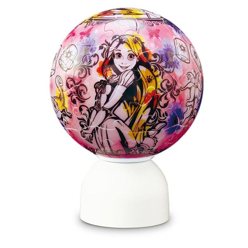 Yanoman 3D LED Lantern Puzzle 2003-480 Disney Little Mermaid Ariel (60 Pieces)