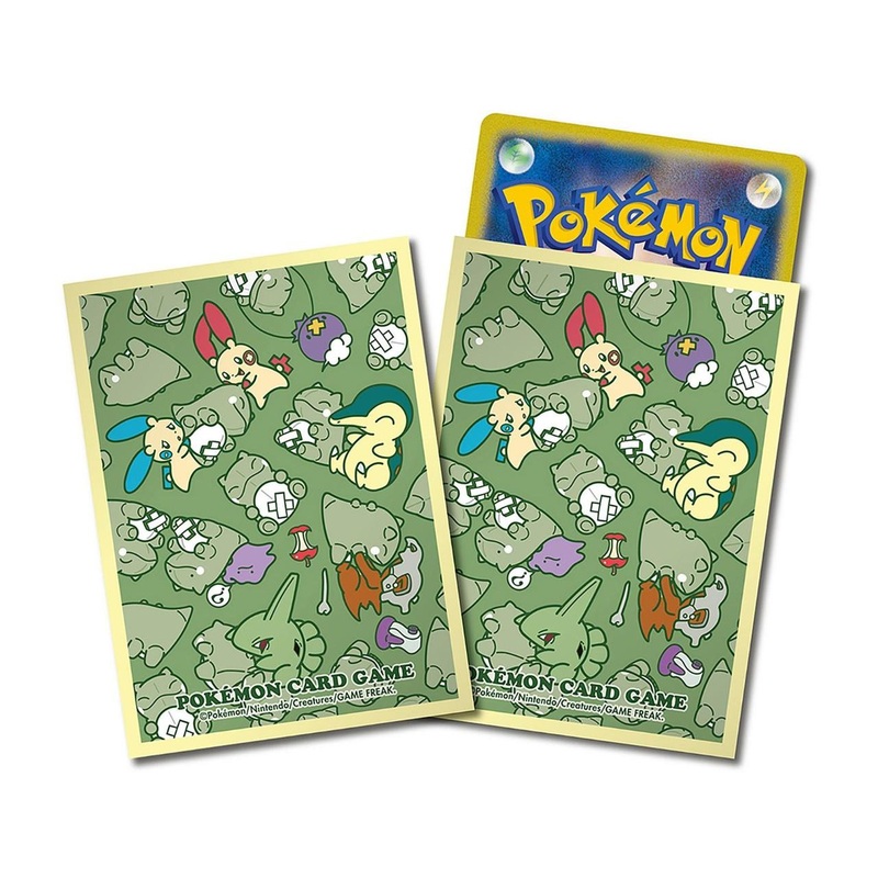 Pokemon Card Game TCG Deck Sleeves PokePale Substitute [Yellow]