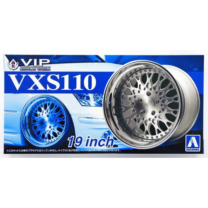 Aoshima Tuned Parts 1/24 VIP Modular VSX110 19inch Tire & Wheel Set