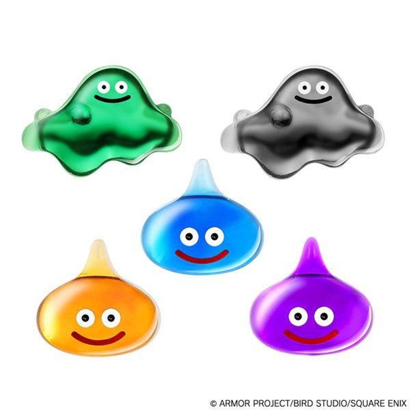 Square Enix Dragon Quest: Smile Slime: Acrylic Clear Magnet – Liquid Metal Slime