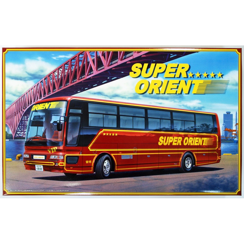 Aoshima 47286 Super Orient Japanese Bus 1/32 Scale Kit