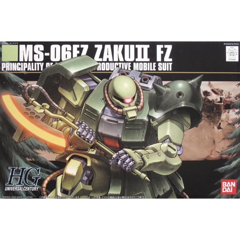 Bandai HGUC 087 Gundam MS-06FZ ZAKU II FZ 1/144 Scale Kit