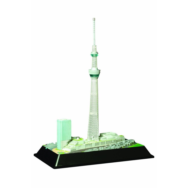 Doyusha 004654 Tokyo Sky Tree w/ LED light 1/3000 Scale Plastic Model Kit