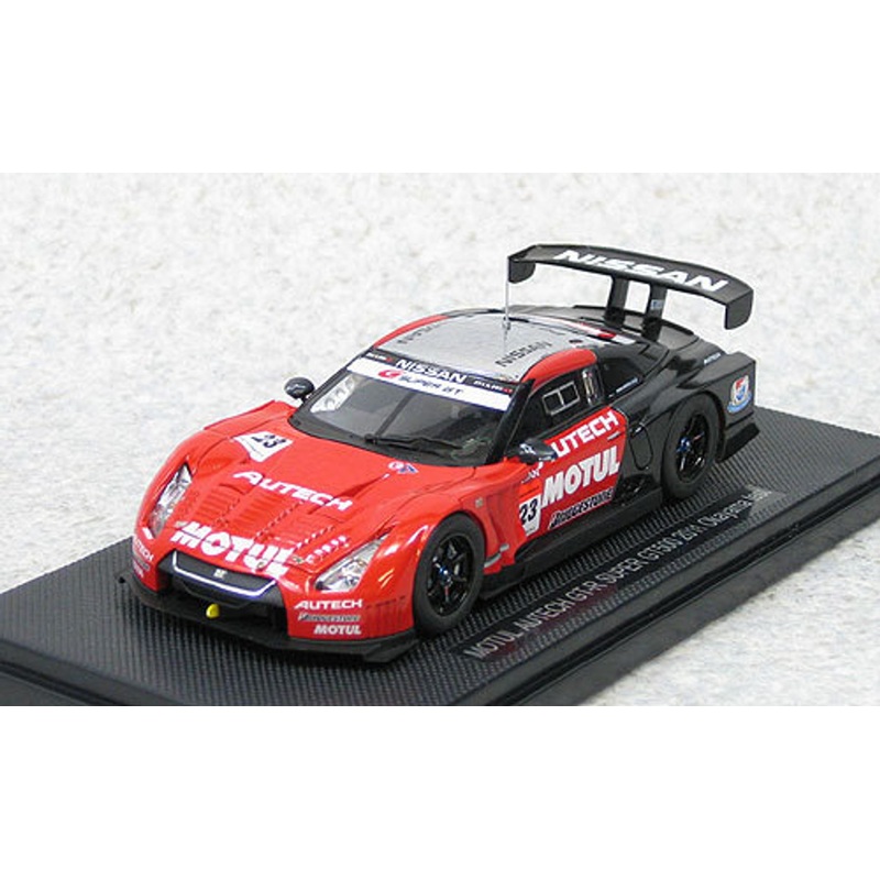 Ebbro 44534 Motul Autech GT-R Super GT500 2011 Okayama Test (Red/Black) 1/43