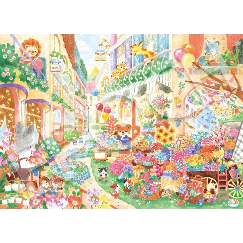 Epoch 06-522s Jigsaw Puzzle Lovely Flower Shop (500 Pieces)