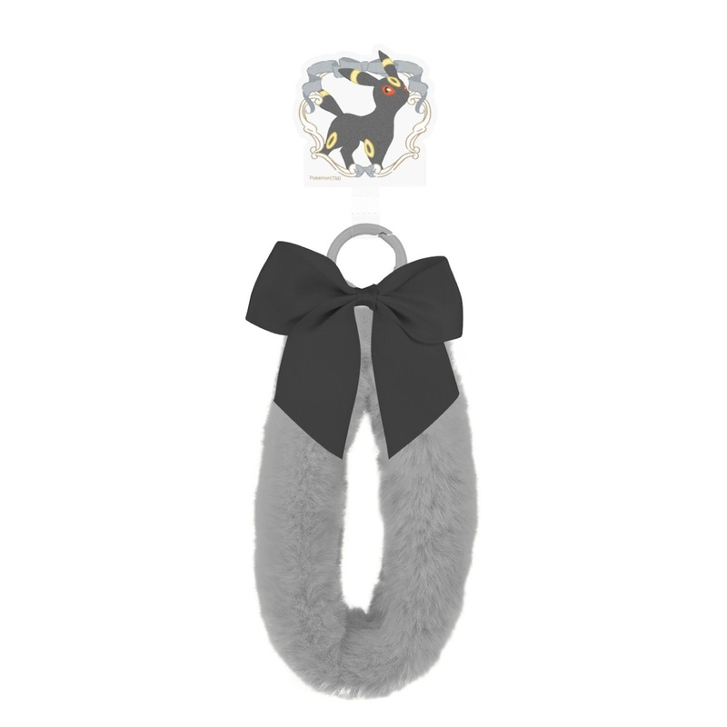 Pokemon Center Original Maru Rika Ring Plus Fur Hand Strap Umbreon