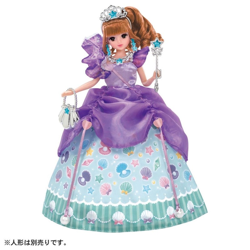 Takara Tomy Licca Doll Dream Fantasy Magical Ribbon Mermaid Dress