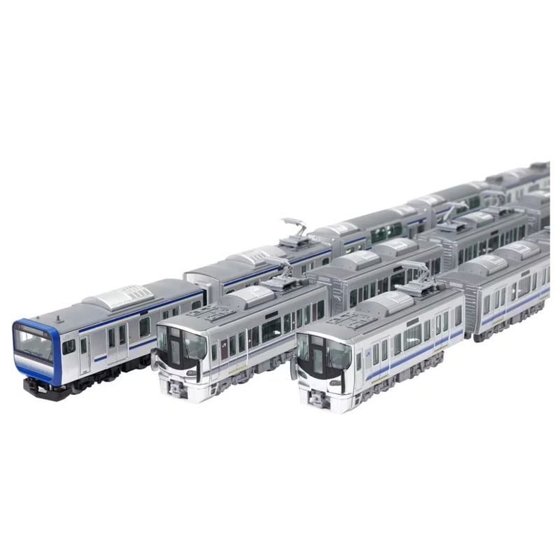 Tomytec Railway Collection (TetsuColle) Pocket Vol.1 East and West JR Rapid Trains (Set of 10) (N scale)