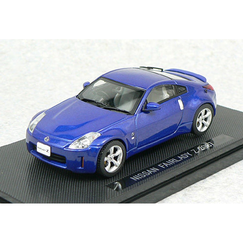 Ebbro 44033 NISSAN FAIRLADY Z 2007 Blue 1/43 Scale