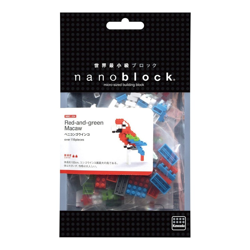 Kawada NBC-034 nanoblock Parakeet