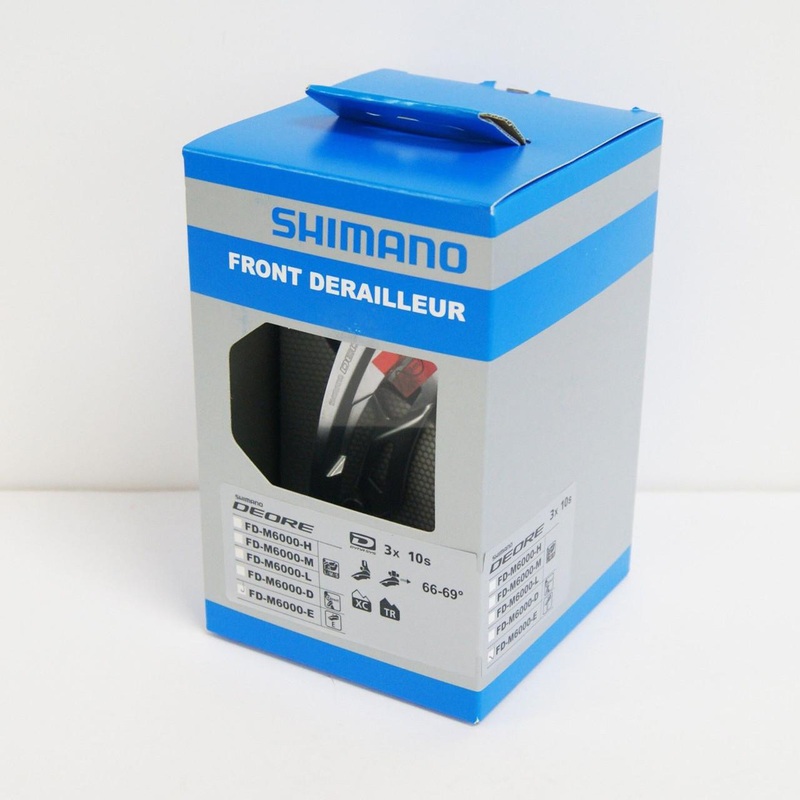Shimano (Cycling) DEORE FD-M6000-E 3×10 Front Derailleur E-Type Front-Pull (Side-Swing) IFDM6000E6