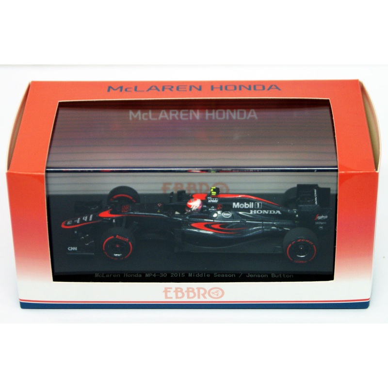 Ebbro 45327 McLaren Honda MP4-30 2015 Middle Season/Jenson Button 1/43 Scale