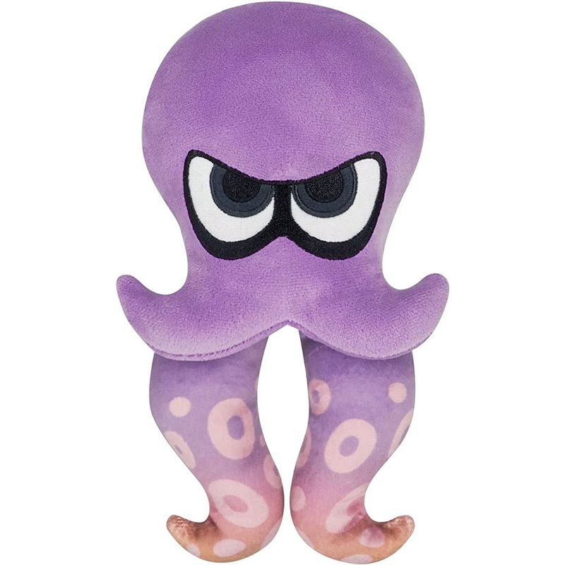San-ei Plush Toy Splatoon 3 S Octopus Purple