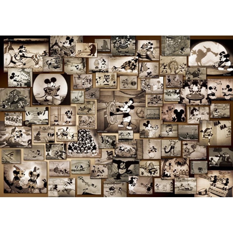 Tenyo Japan Jigsaw Puzzle D-1000-398 Disney Mickey Mouse (1000 Pieces)