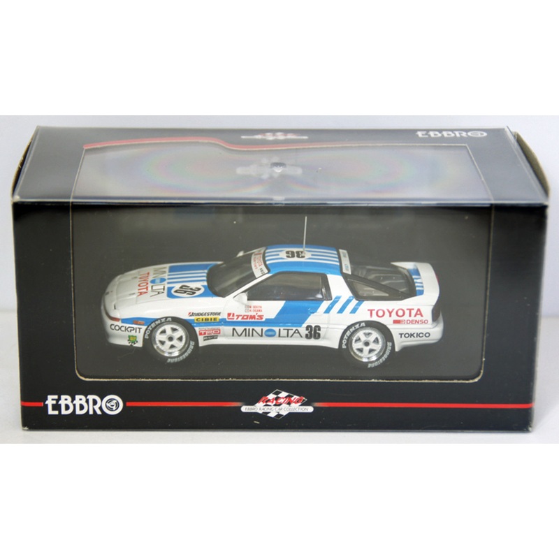 Ebbro 43822 MINOLTA TOM’S TOYOTA SUPRA Gr.A 1990 1/43 Scale