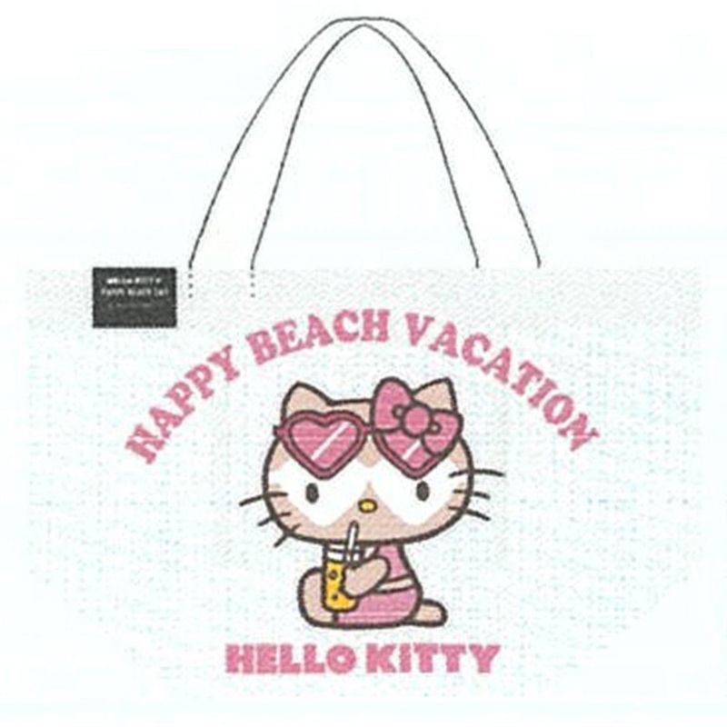 Hello Kitty Happy Beach Day Mesh Bag WH