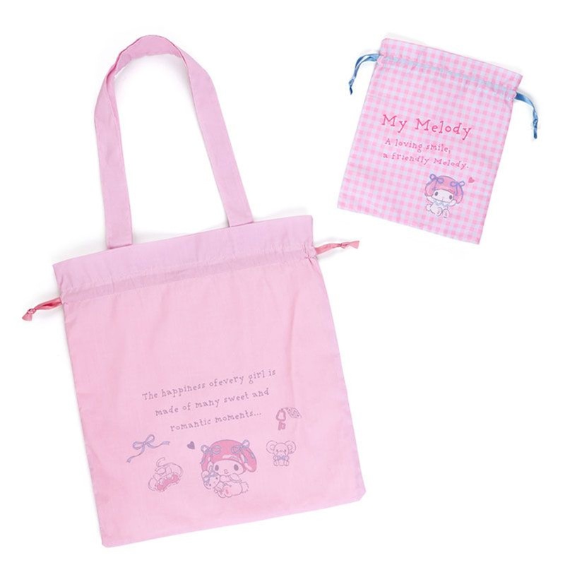 Sanrio Tote Bag & Drawstring Bag Set My Melody