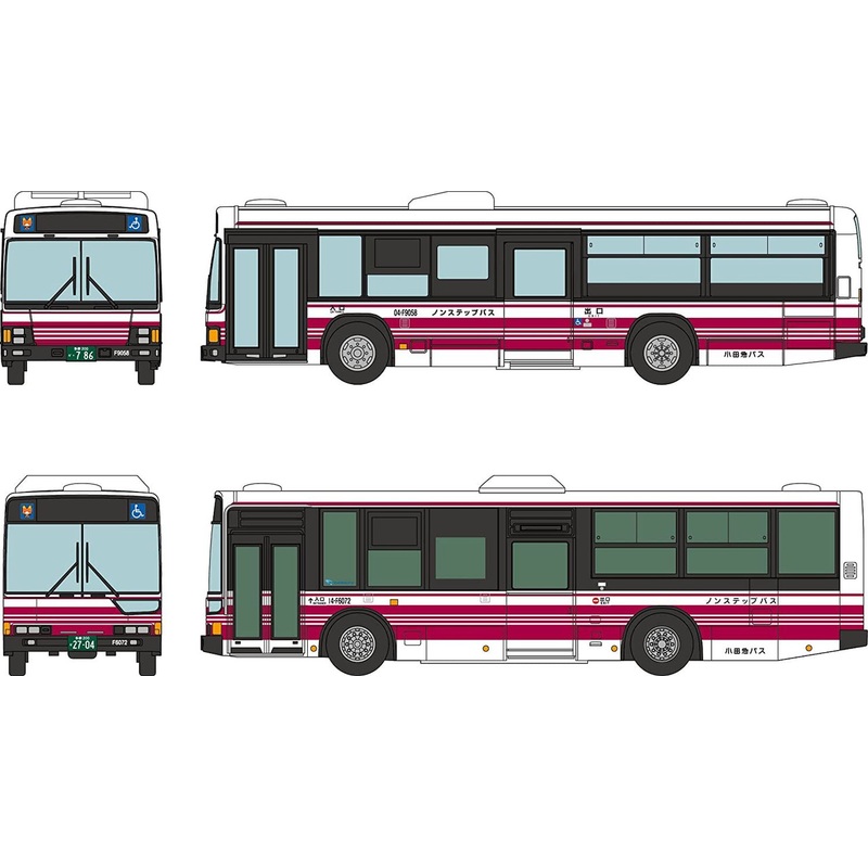 Tomytec Bus Collection Odakyu Bus Goodbye Machida Office 2 Bus Set (N scale)
