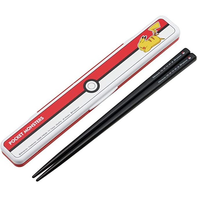 Skater Pokemon Center Chopsticks with Case Poke Ball